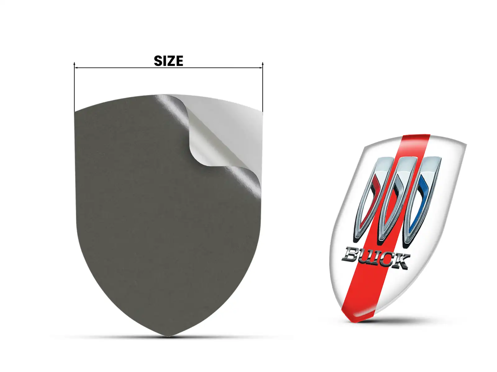 Buick Emblemas Auto Personalizados Estilo Máximo Resistente Pro